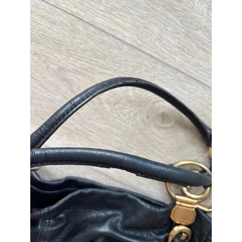 B Makowsky Croc Embossed Tote